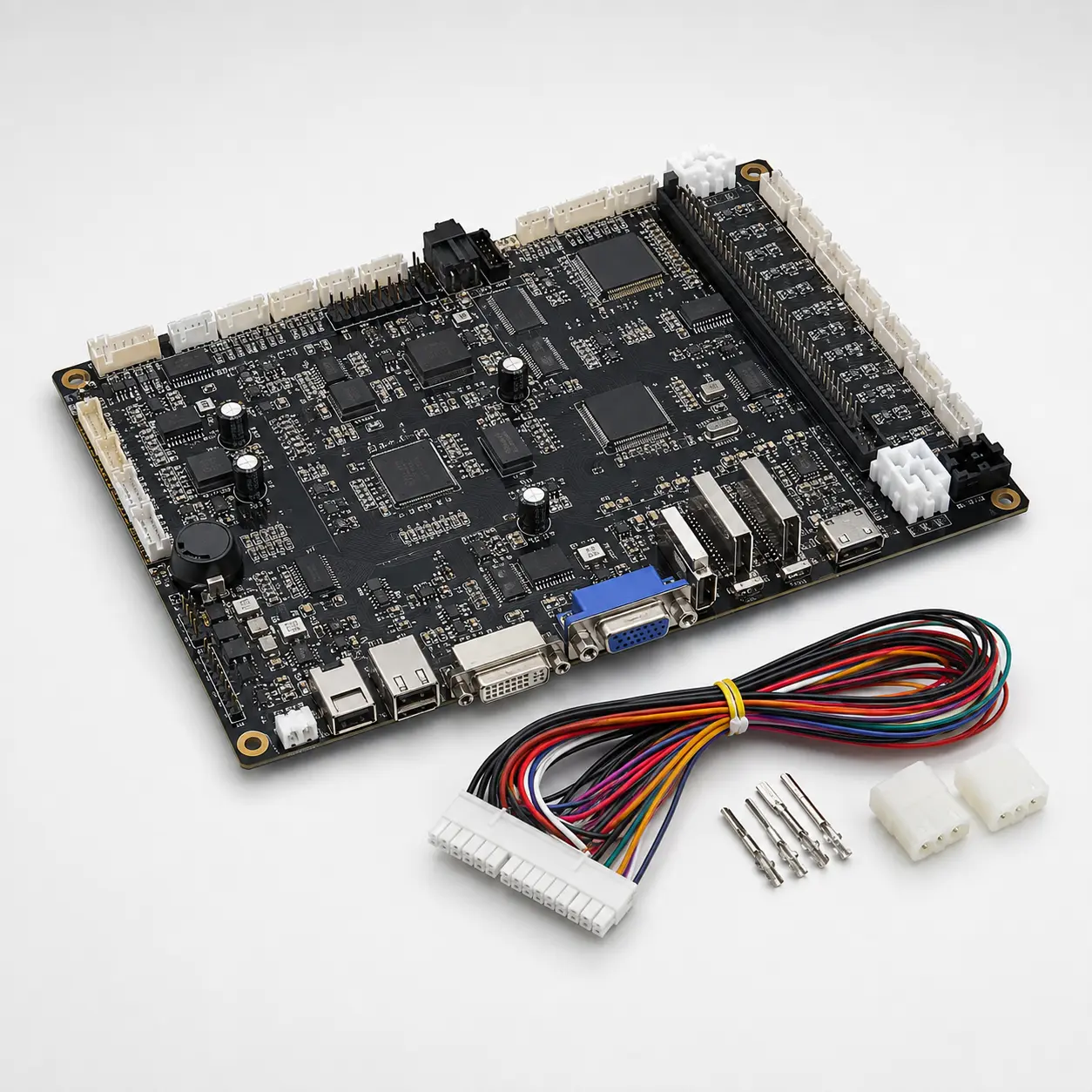 Game board and wiring harness