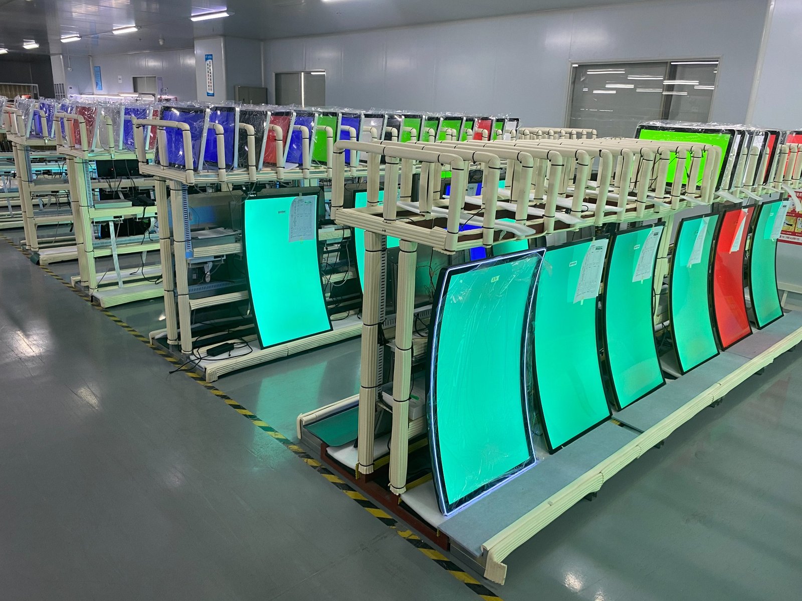 Touch display testing and quality inspection