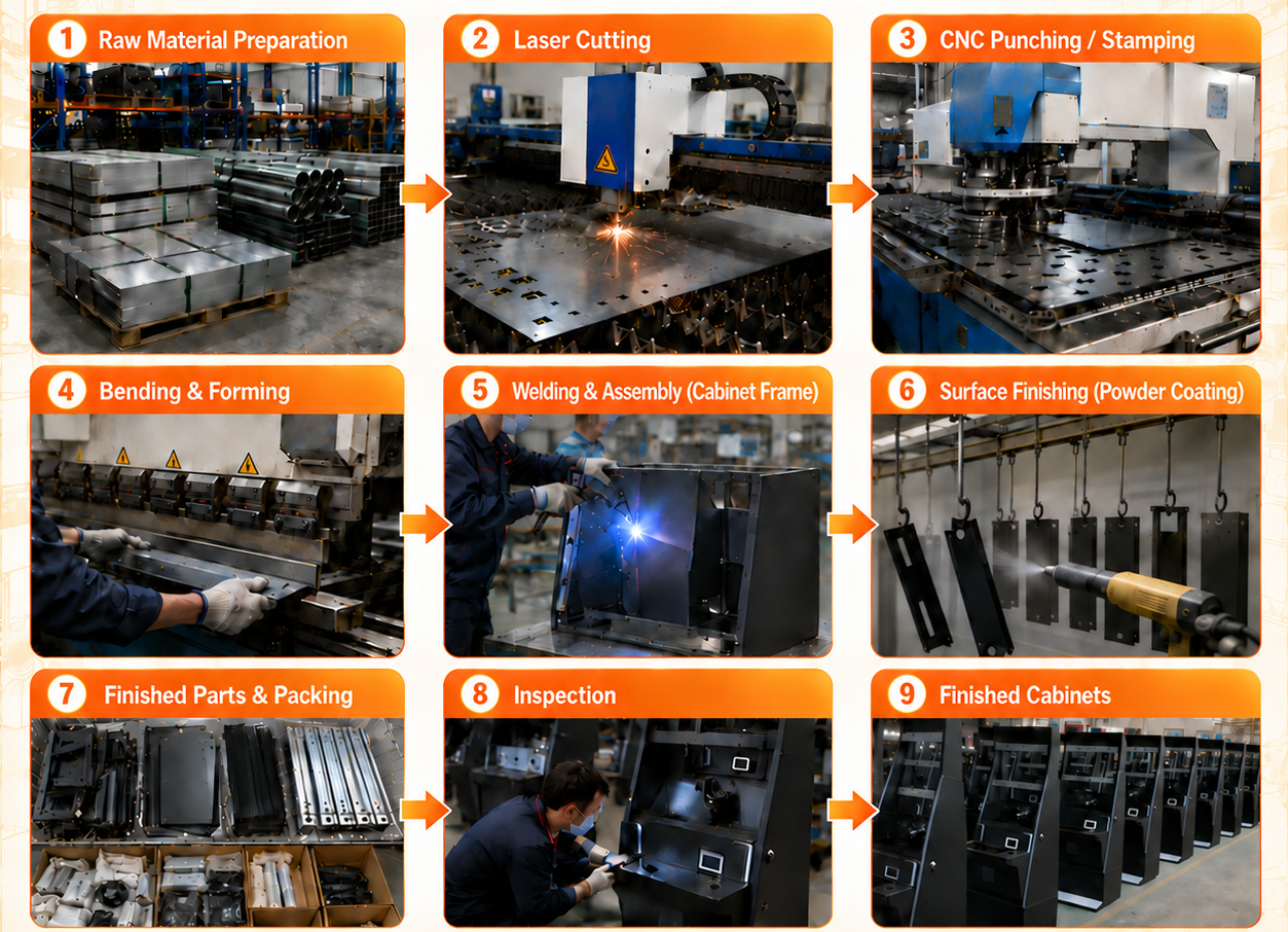 Metal fabrication workflow