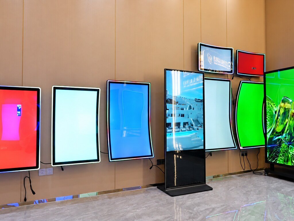 Gaming touch display showroom
